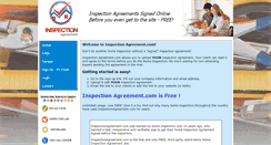 Desktop Screenshot of inspectionagreement.com